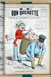 Capa do "Le Don Quixote", número 908, Satirique en Couleurs