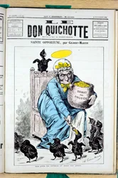 Capa de "O Dom Quixote", número 440, Satirical en Colours