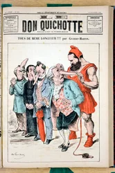 Capa de "O Dom Quixote", número 592, Satirical en Colours
