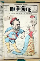 Capa de "O Dom Quixote", número 804, Satirique en Couleurs