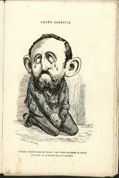 Ilustração de Charles Gilbert-Martin (1839-1905) em "Grimaces Contemporâneos".