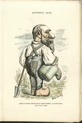 Ilustração de Charles Gilbert-Martin (1839-1905) em "Grimaces Contemporâneos".