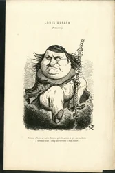 Ilustração de Charles Gilbert-Martin (1839-1905) em "Grimaces Contemporâneos".