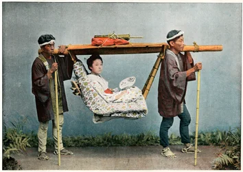 La Kago, Transporte do Japão, c1890