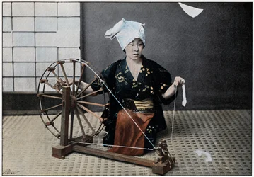 Roda giratória, c1890