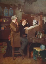 Algo errado em algum lugar, c1850