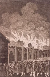 Ponte de Londres velha, Londres, 1775