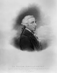 Sir William Hamilton, gravado por William Thomas Fry, 1817