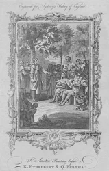 Pregação de Santo Agostinho antes do rei Ethelbert e da rainha Bertha, 1773.