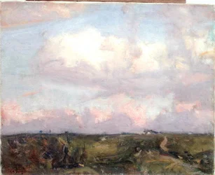 Nuvens da Tarde (óleo sobre tela)