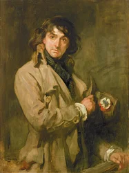 Retrato de Sir John Martin Harvey, como Sydney Carton em 