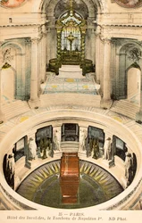Cartão Postal/Túmulo de Napoleão I/Inválidos/Paris/Seine/Ile de France/França