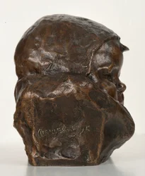 Bebê com Bonnet: The Artists Son (bronze)