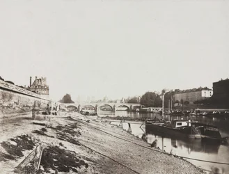 Vista da Pont de la Concorde, 1852.