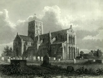 Igreja nova de Shoreham, 1835.
