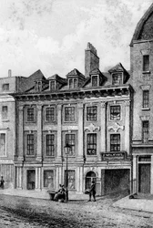 Residência de John Hoole, Great Queen Street, Lincolns Inn Fields, Londres, 1840