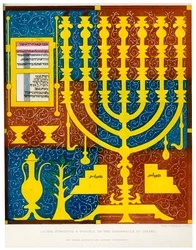 Móveis e vasos sagrados do Tabernáculo de Israel, século XV, 1840