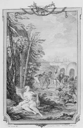 Alegoria da Natureza, gravada por Charles Gaucher