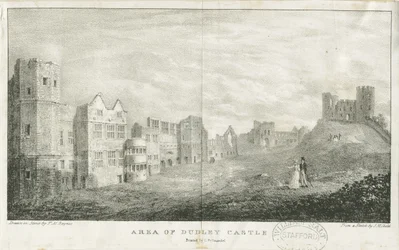 Castelo Dudley - The Keep: litografia, sd [c 1825]