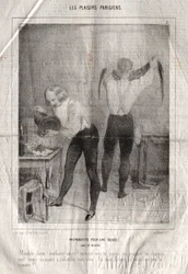 Les Plaisirs Parisiens: Preparativos para uma noite. Luxo e miséria. Pena amaldiçoada! tinta ruim!...