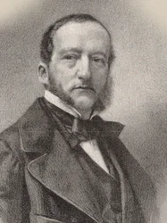 Retrato do pianista e compositor Sigismund Thalberg 1812-1871, 1862.