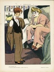 Ilustração de Chas-Laborde (1886-1941) em Le Lire, 30/11/12 - Desilusão - Prostituição