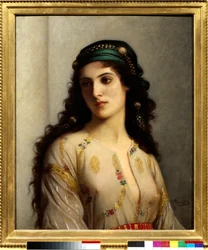 Judeu de Tânger, em Marrocos. Pintura de Charles Landelle (1812-1908)