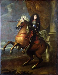 Retrato equestre de Luís XIV (1638-1715) c.1668