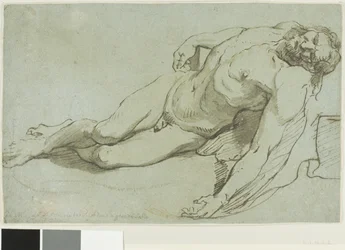 Cristo morto (frente); cabeça de criança (verso)