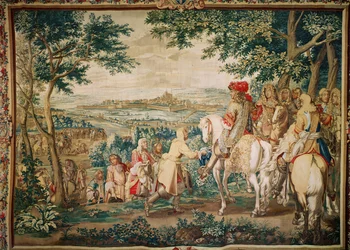 A rendição de Marsal em 1662, Gobelins Workshop (tapeçaria)