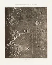 Carte photographique de la lune, planche XIII.A (Carta fotográfica da Lua, placa XIII.A),23 de outubro