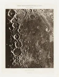 Carte photographique de la lune, planche XIX.A (Carta fotográfica da Lua, placa XIX.A),26 de dezembro
