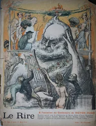 Centenário do nascimento de Victor Hugo, ilustração para Le Rire