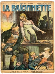 Capa de "La Baionnette", Satirical en Colours