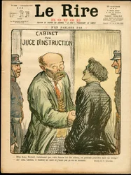 Capa do "Le Lire rouge", sátira colorida