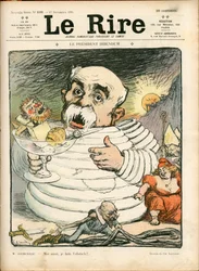 Capa de "The Laughter", número 198, Satirique en Couleurs