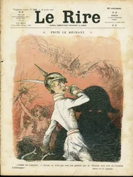 Ilustração de Charles Leandre (1862-1934) para a capa de Le Lire