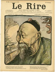 Ilustração de Charles Leandre (1862-1934) para a capa de Le Lire