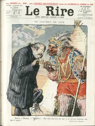 Ilustração de Charles Leandre (1862-1934) para a capa de Le Lire
