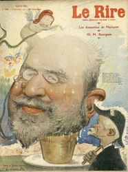 Ilustração de Charles Leandre (1862-1934) para a capa de Le Rire