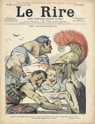 Ilustração de Charles Leandre (1862-1934) para a capa de Le Rire
