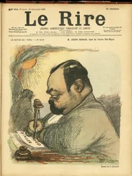 Ilustração de Charles Leandre (1862-1934) para a capa de Le Rire