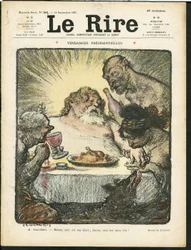 Ilustração de Charles Leandre (1862-1934) para a capa de Le Rire