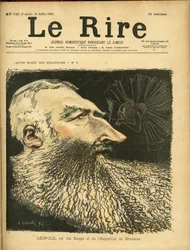 Ilustração de Charles Leandre (1862-1934) para a capa de Le Rire