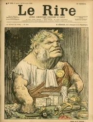 Ilustração de Charles Leandre (1862-1934) para a capa de Le Rire, No. 263