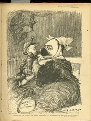 Ilustração de Charles Leandre (1862-1934) em Le Lire