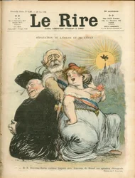 Separação da Igreja e do Estado - capa do "Le Laughing".