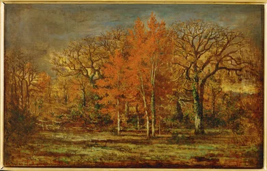 Franja de floresta (pintura sobre tela)