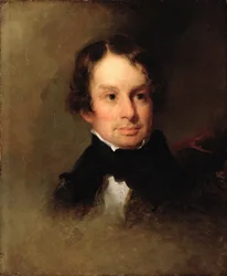 Retrato de Henry Wadsworth Longfellow (1807-82)