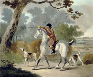 Push Him Tom Boy, de The Pytchley Hunt, gravado por F. Jukes (1745-1812)
